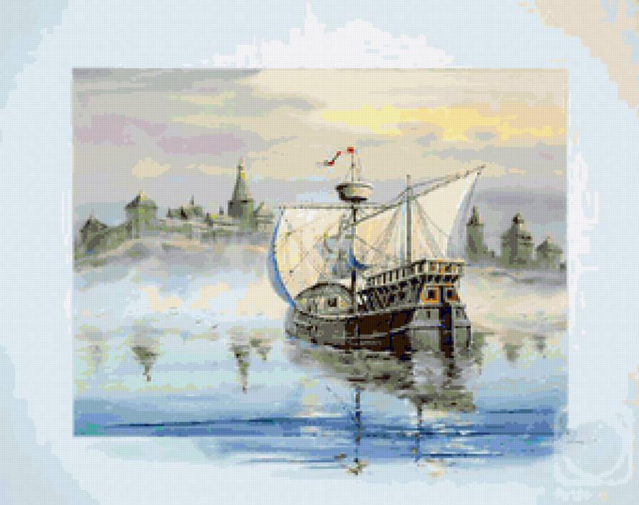 Серия "Пейзаж. Море" - море, пейзаж, корабль - предпросмотр