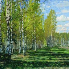 Схема вышивки «Лес (худ. Жуковский)»