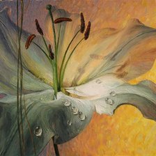 Схема вышивки «лилия»