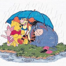Схема вышивки «Винни Пух»