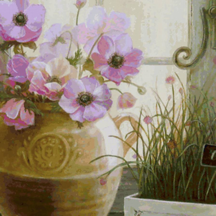 Анемоны - angela staehling, живопись - предпросмотр