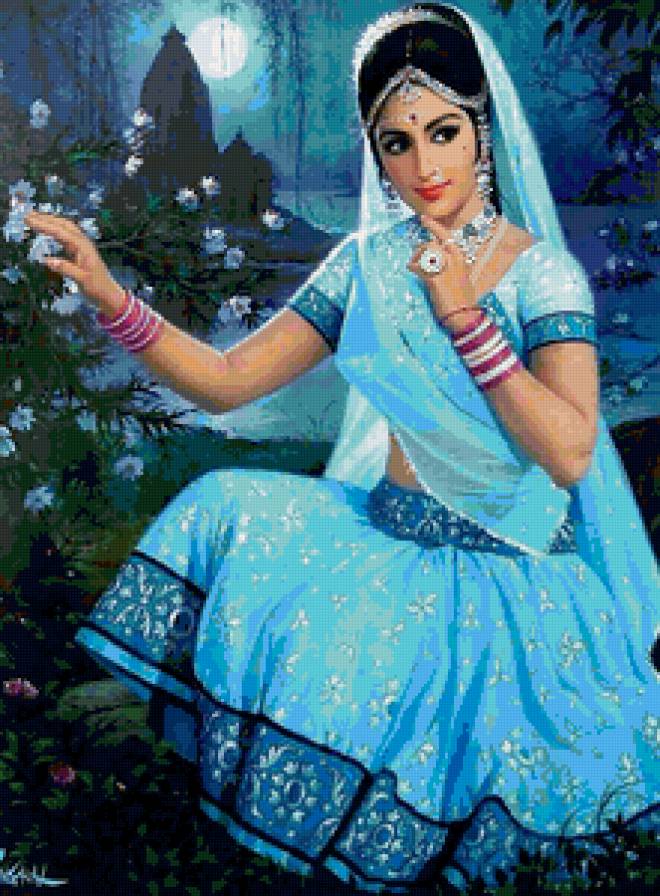 Индийские мотивы - 3 - портрет, девушка, красавица, индийское кино, актриса, индия - предпросмотр