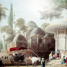 Схема вышивки «Турецкий город»