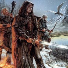 Схема вышивки «воин»