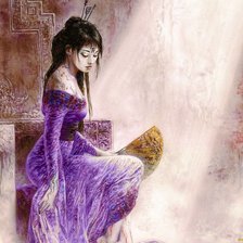 Схема вышивки «девушка»