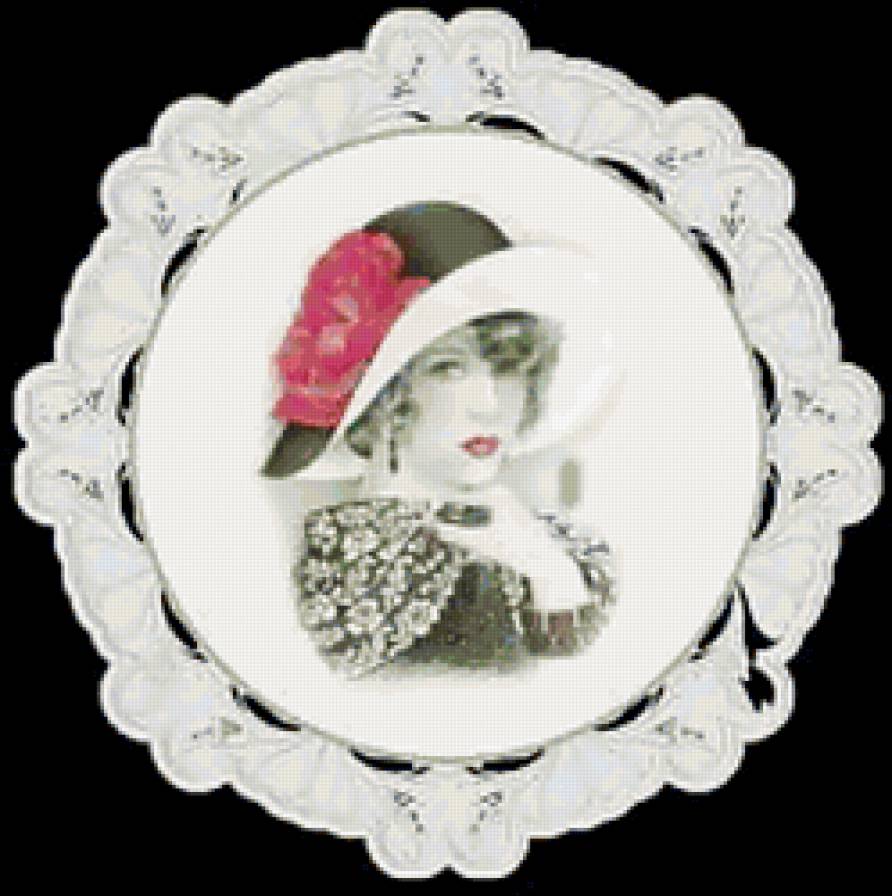 Девушка в шляпке - живопись, девушка, шляпка - предпросмотр