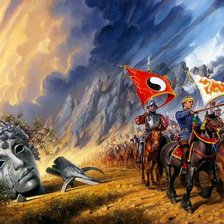 Схема вышивки «новые земли»