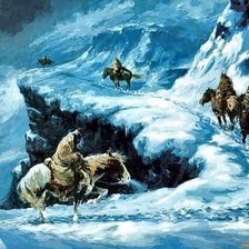 Схема вышивки «дорога»