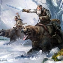 Схема вышивки «сражение»