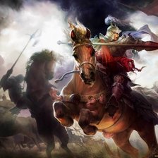 Схема вышивки «Воин»