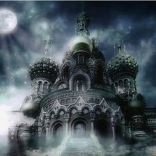 Схема вышивки «Храм»