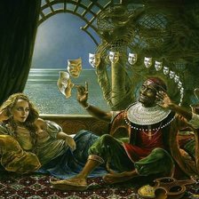 Схема вышивки «Фокусник»