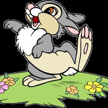 Схема вышивки «заяц»