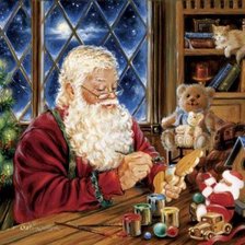 Схема вышивки «Санта-Клаус»