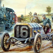 Схема вышивки «скорость»