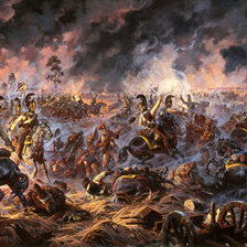 Схема вышивки «сражение»