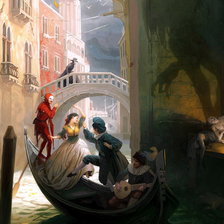 Схема вышивки «Лодочка»