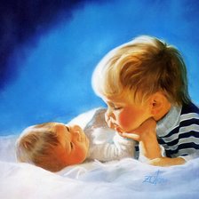 Схема вышивки «детки»