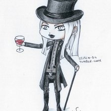 Схема вышивки «Вампирчик»