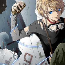 Схема вышивки «Вокалоид»