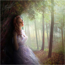 Схема вышивки «девушка»