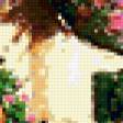 Предпросмотр схемы вышивки «Цветы у фонтана» (№125034)