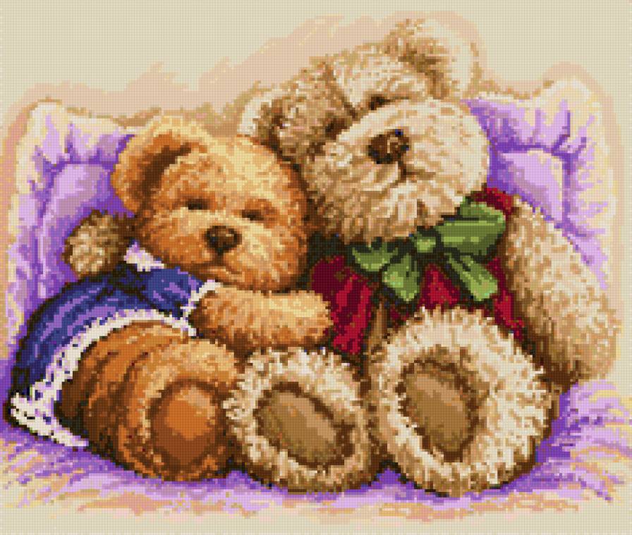 Игрушки - мишка, малыши, игрушки, деткам, собачка, детские сюжеты - предпросмотр