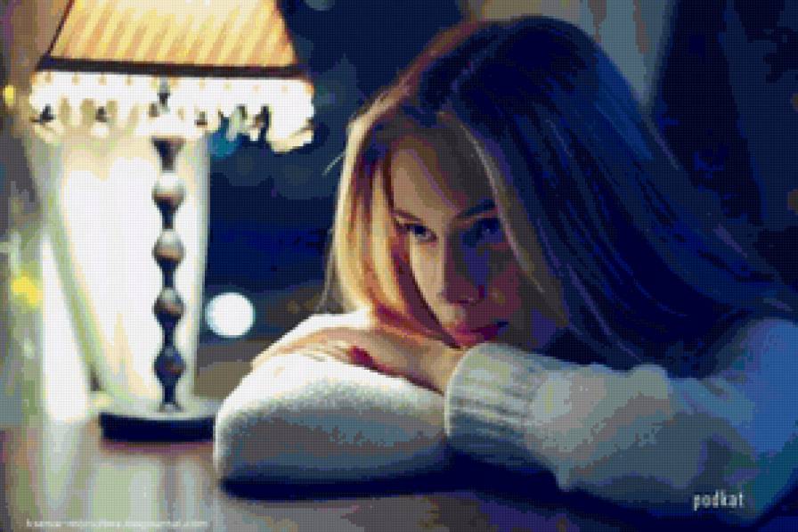 Грусть - романтика, девушка - предпросмотр