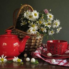 Схема вышивки «Ромашковый чай»