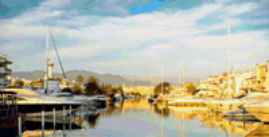 испания2 - город, причал - предпросмотр