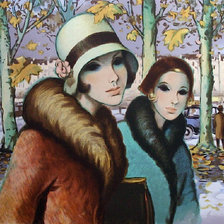 Схема вышивки «Ретро»