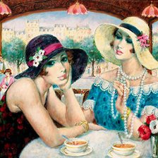 Схема вышивки «Ретро»