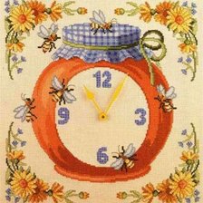 Схема вышивки «часы»