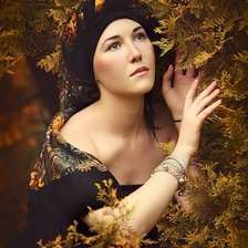 Схема вышивки «Женщина»