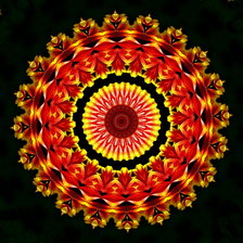 Схема вышивки «мандала»