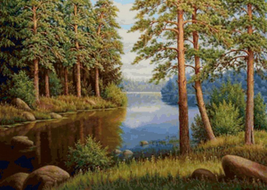 Пейзаж, река - река, пейзаж - предпросмотр