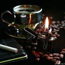 Схема вышивки «Натюрморт с кофе»