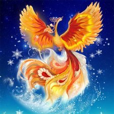 Схема вышивки «Жар-птица»