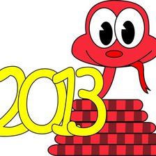 Схема вышивки «змейка 4»