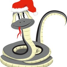 Схема вышивки «змейка 5»