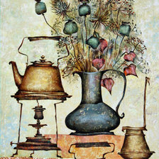 Схема вышивки «в коричневом»