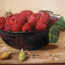 Схема вышивки «малина»