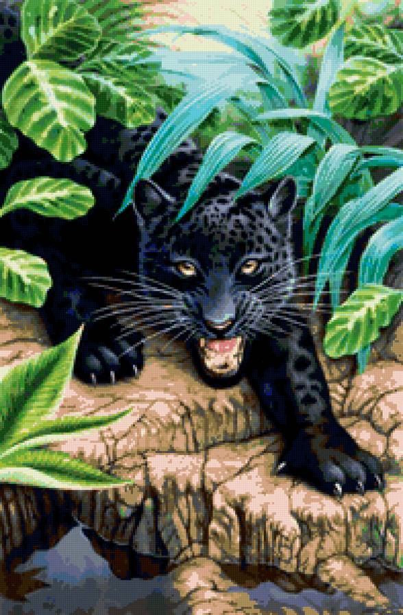 №126451 - кошка, живопись, искусство, картина, животные - предпросмотр