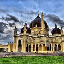 Схема вышивки «мечеть»