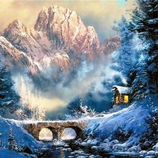 Схема вышивки «Зимняя сказка»