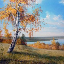 Схема вышивки «Золотая осень»