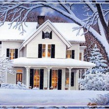 Схема вышивки «серия "дома"»