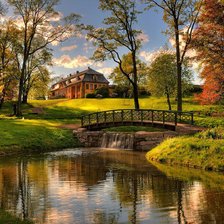 Схема вышивки «Пейзаж»