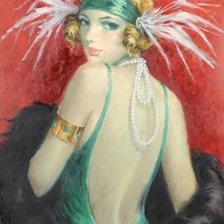 Схема вышивки «Ретро»