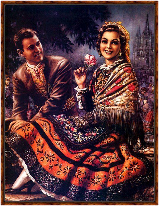 Х есус Хельгуэро - девушка, пара - оригинал